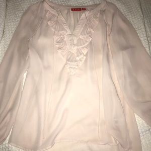 Blush pink blouse